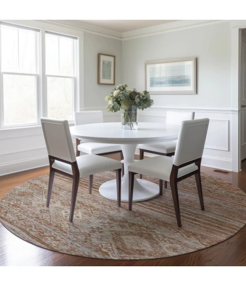 Dalyn Karaj Orange KJ4 8ft. x 8ft. Rug