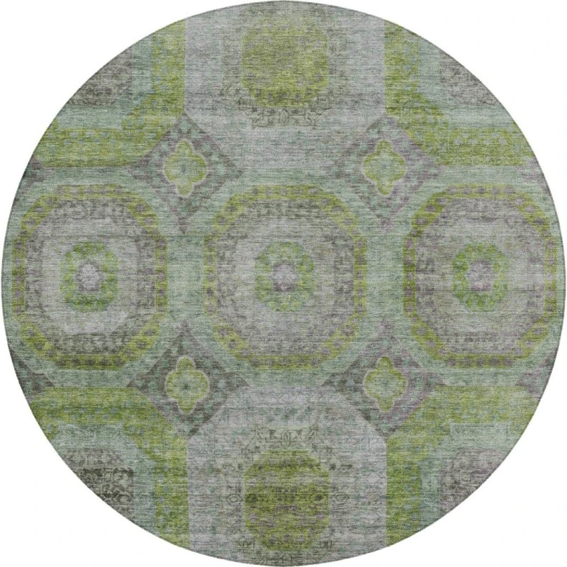 Dalyn Karaj Green KJ6 8ft. x 8ft. Rug