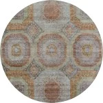 Dalyn Karaj Orange KJ6 8ft. x 8ft. Rug