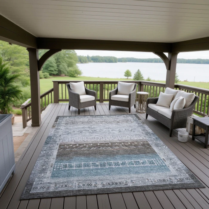 Dalyn Karaj Blue KJ7 10ft. x 14ft. Rug