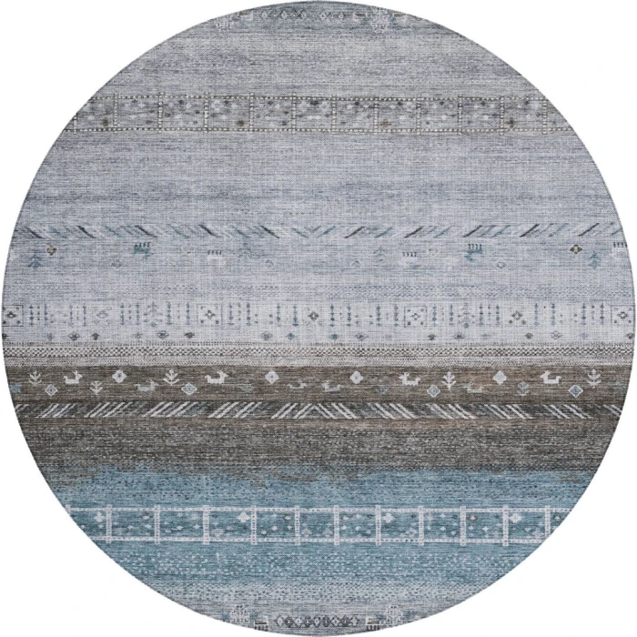 Dalyn Karaj Blue KJ7 8ft. x 8ft. Rug