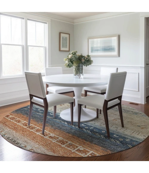 Dalyn Karaj Brown KJ7 8ft. x 8ft. Rug