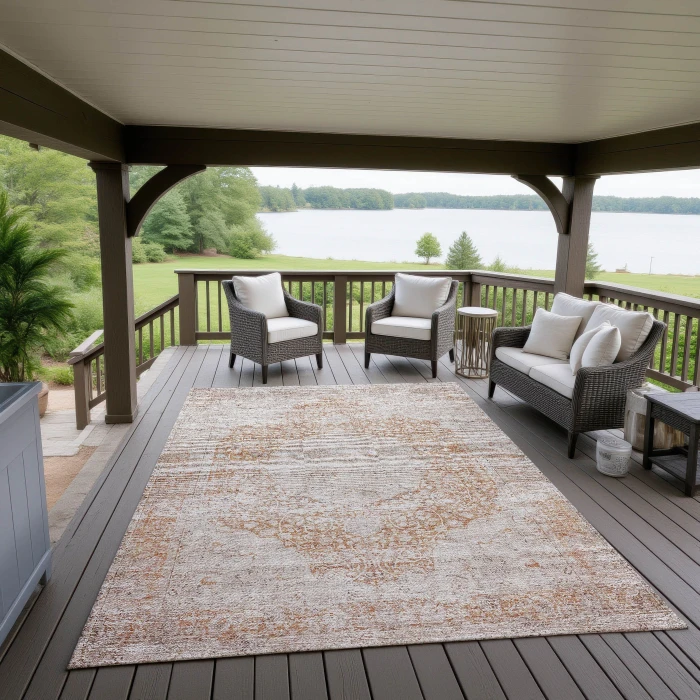 Dalyn Karaj Orange KJ8 2ft.6in. x 3ft.10in. Rug