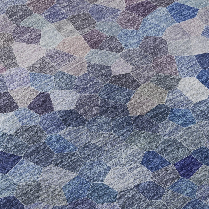Dalyn Kaleidoscope Blue KL1 8ft. x 8ft. Rug