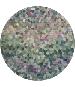 Dalyn Kaleidoscope Green KL1 8ft. x 8ft. Rug