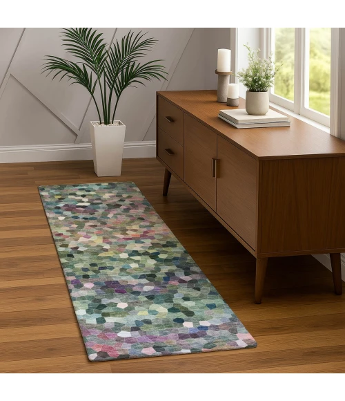 Dalyn Kaleidoscope Green KL1 2ft.3in. x 7ft.6in. Rug