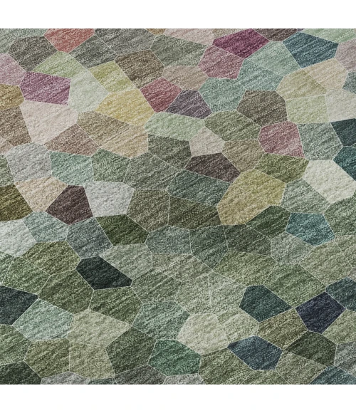 Dalyn Kaleidoscope Green KL1 1ft.8in. x 2ft.6in. Rug