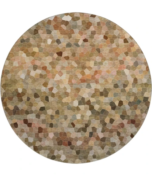 Dalyn Kaleidoscope Orange KL1 8ft. x 8ft. Rug