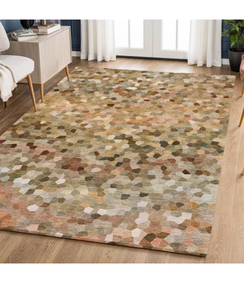Dalyn Kaleidoscope Orange KL1 8ft. x 10ft. Rug