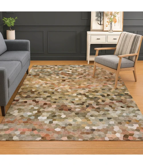 Dalyn Kaleidoscope Orange KL1 8ft. x 10ft. Rug