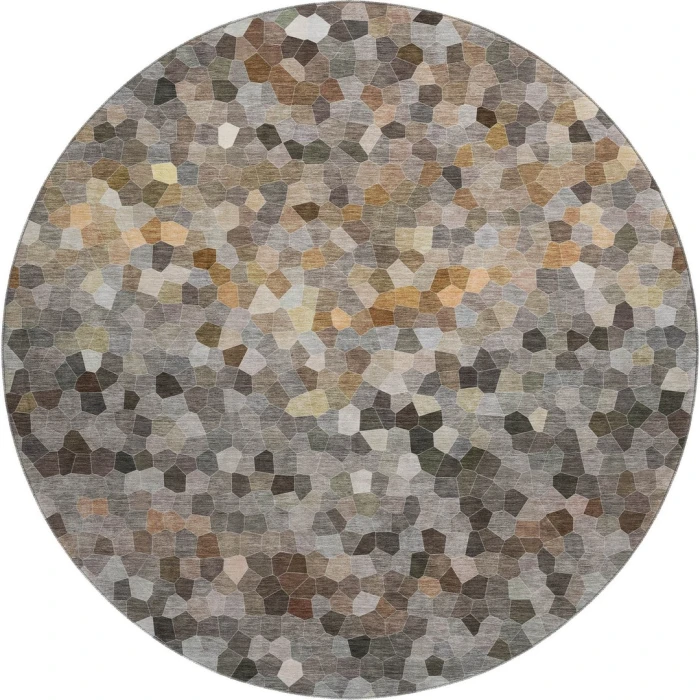 Dalyn Kaleidoscope Gray KL1 8ft. x 8ft. Rug