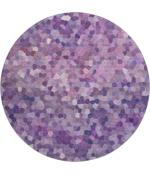 Dalyn Kaleidoscope Purple KL1 8ft. x 8ft. Rug