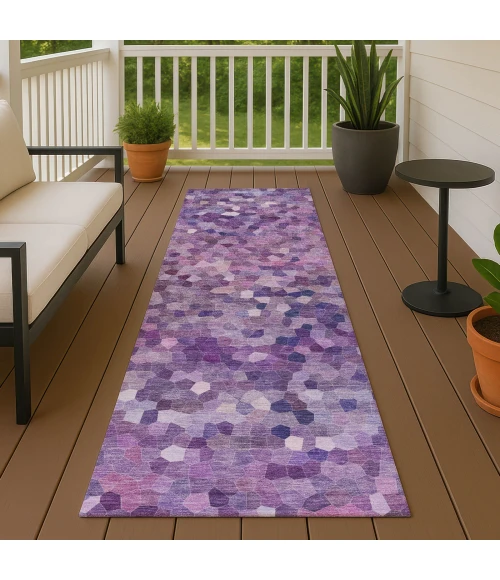 Dalyn Kaleidoscope Purple KL1 2ft.3in. x 7ft.6in. Rug