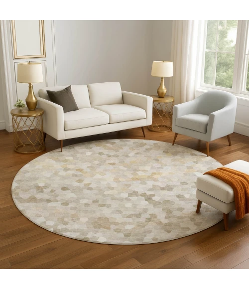 Dalyn Kaleidoscope Ivory KL1 8ft. x 8ft. Rug