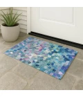 Dalyn Kaleidoscope Teal KL1 1ft.8in. x 2ft.6in. Rug