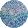 Dalyn Kaleidoscope Teal KL1 8ft. x 8ft. Rug
