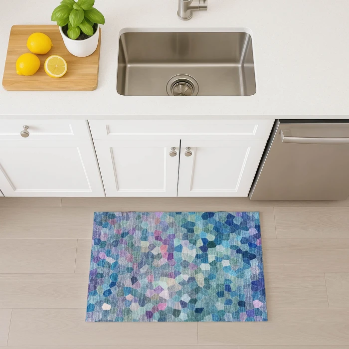 Dalyn Kaleidoscope Teal KL1 1ft.8in. x 2ft.6in. Rug