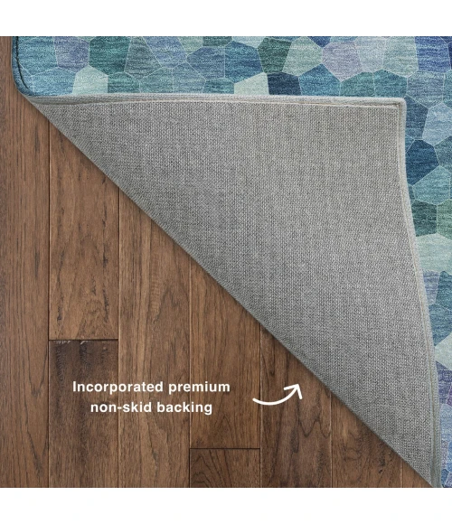 Dalyn Kaleidoscope Teal KL1 1ft.8in. x 2ft.6in. Rug