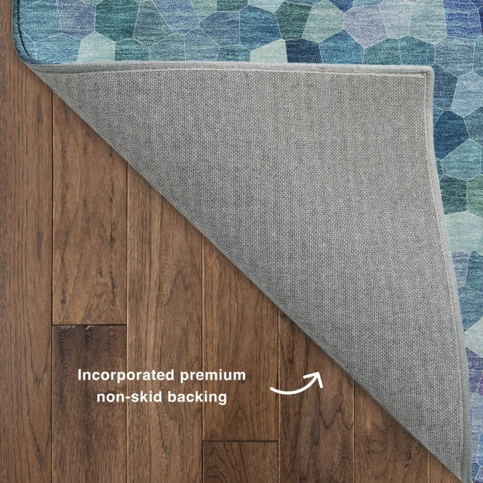 Dalyn Kaleidoscope Teal KL1 1ft.8in. x 2ft.6in. Rug