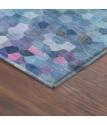 Dalyn Kaleidoscope Teal KL1 1ft.8in. x 2ft.6in. Rug