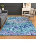 Dalyn Kaleidoscope Teal KL1 10ft. x 14ft. Rug