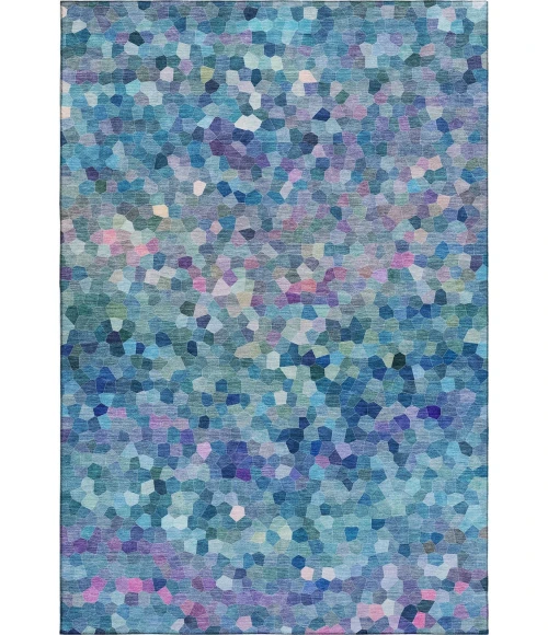 Dalyn Kaleidoscope Teal KL1 10ft. x 14ft. Rug