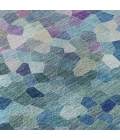 Dalyn Kaleidoscope Teal KL1 1ft.8in. x 2ft.6in. Rug