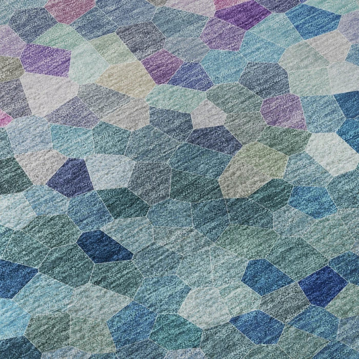 Dalyn Kaleidoscope Teal KL1 1ft.8in. x 2ft.6in. Rug