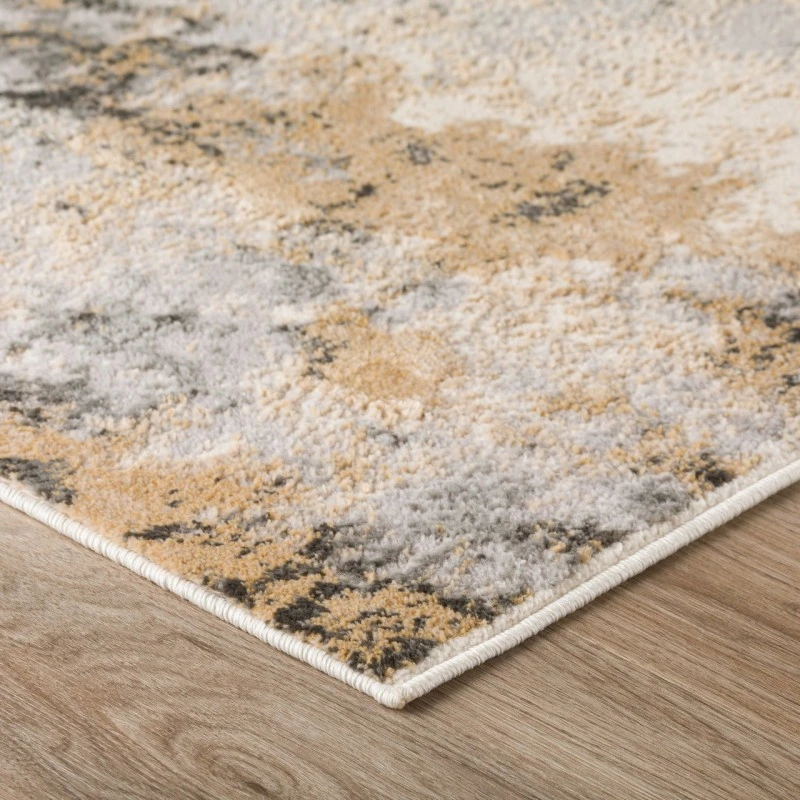 Dalyn Karma KM19 Silver Area Rug 3 ft. 3 X 5 ft. 1 Rectangle
