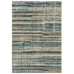 Dalyn Karma KM8 Blue Area Rug 3 ft. 3 X 5 ft. 1 Rectangle