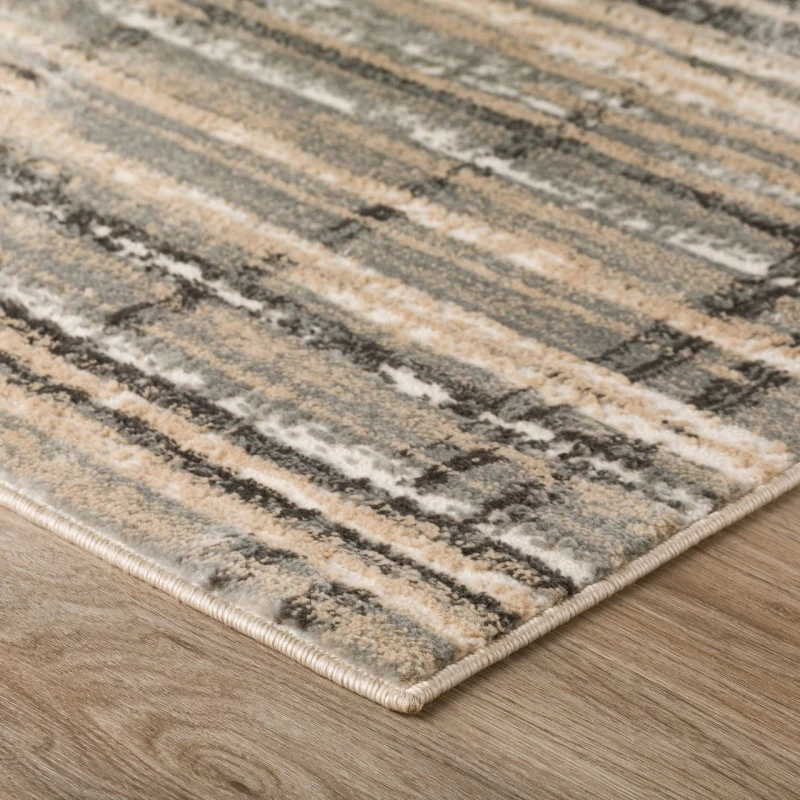 Dalyn Karma KM8 Grey Area Rug 3 ft. 3 X 5 ft. 1 Rectangle
