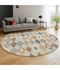 Dalyn Kenner Beige KN10 8ft. x 8ft. Round Rug