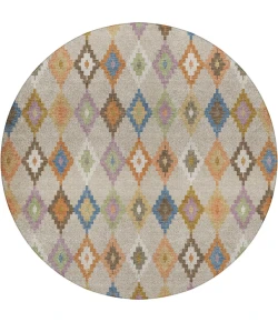Dalyn Kenner Beige KN10 8ft. x 8ft. Round Rug