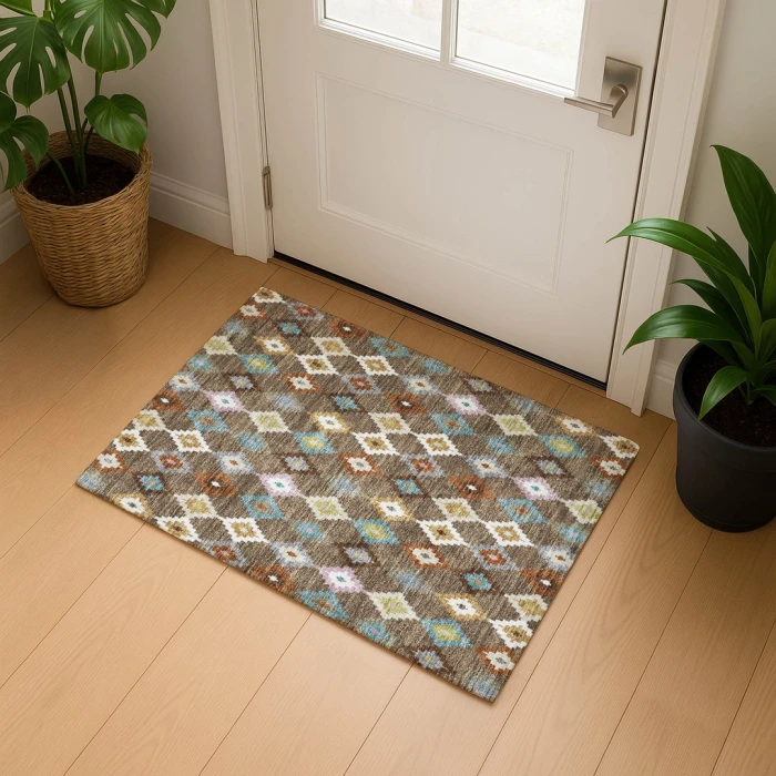 Dalyn Kenner Brown KN10 1ft.8in. x 2ft.6in. Rect. Rug