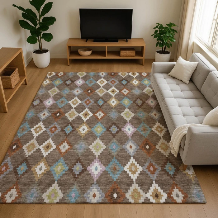 Dalyn Kenner Brown KN10 10ft. x 14ft. Rect. Rug