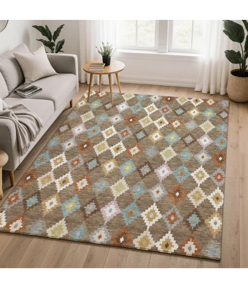 Dalyn Kenner Brown KN10 10ft. x 14ft. Rect. Rug