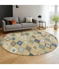 Dalyn Kenner Gold KN10 8ft. x 8ft. Round Rug