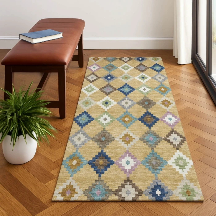 Dalyn Kenner Gold KN10 2ft.3in. x 7ft.6in. Rect. Rug