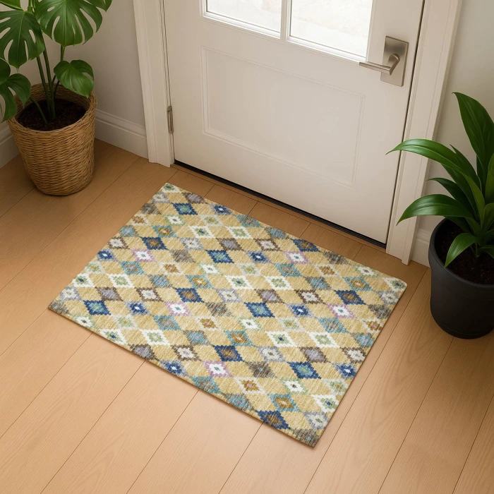 Dalyn Kenner Gold KN10 1ft.8in. x 2ft.6in. Rect. Rug