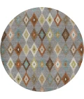 Dalyn Kenner Gray KN10 8ft. x 8ft. Round Rug
