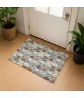Dalyn Kenner Gray KN10 1ft.8in. x 2ft.6in. Rect. Rug
