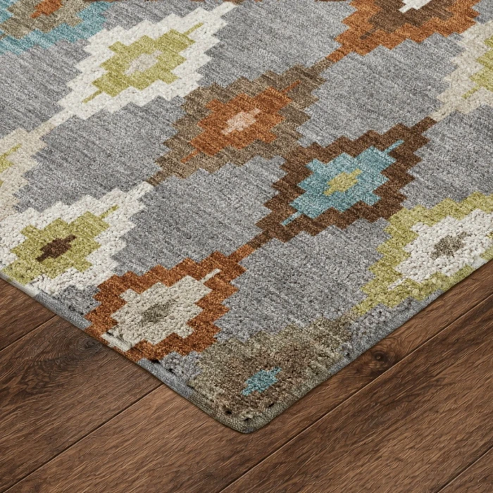 Dalyn Kenner Gray KN10 6ft.6in. x 9ft.6in. Rect. Rug