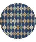 Dalyn Kenner Blue KN10 8ft. x 8ft. Round Rug