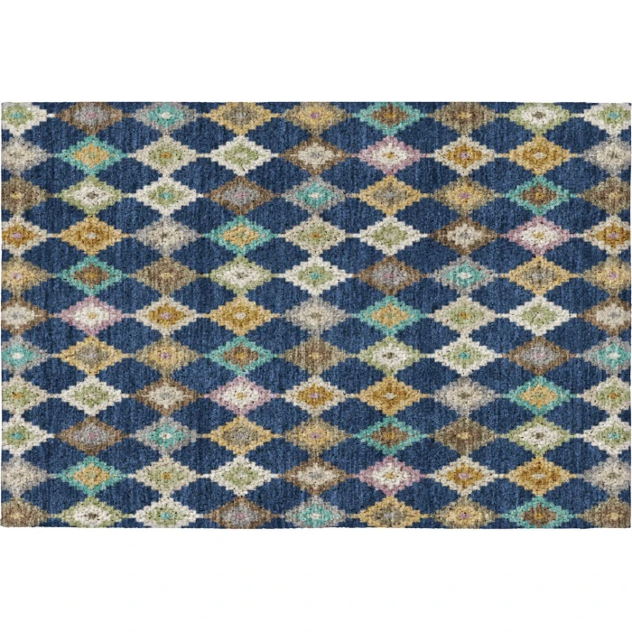 Dalyn Kenner Blue KN10 1ft.8in. x 2ft.6in. Rect. Rug