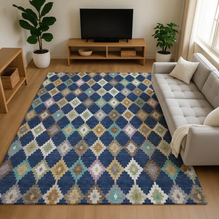 Dalyn Kenner Blue KN10 9ft. x 12ft. Rect. Rug