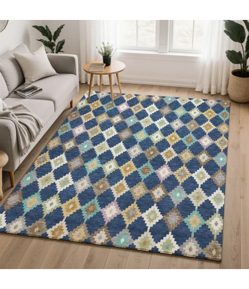 Dalyn Kenner Blue KN10 3ft. x 5ft. Rect. Rug