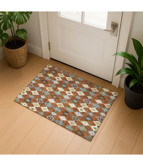 Dalyn Kenner Orange KN10 1ft.8in. x 2ft.6in. Rect. Rug
