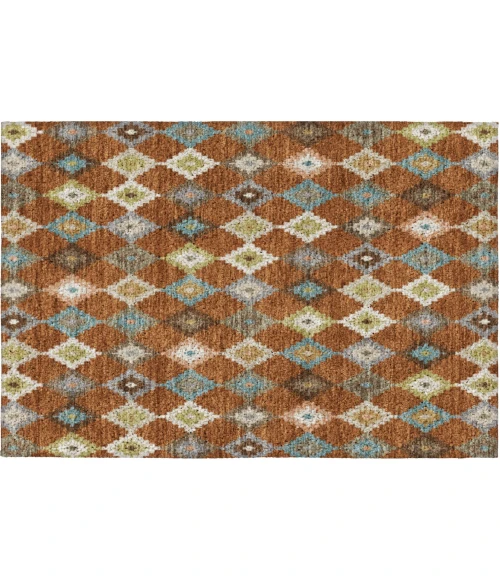 Dalyn Kenner Orange KN10 1ft.8in. x 2ft.6in. Rect. Rug