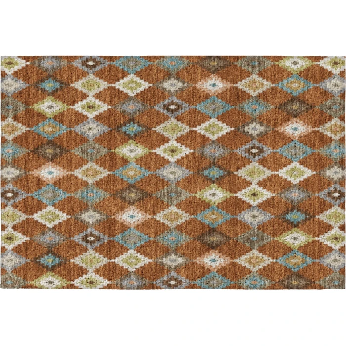 Dalyn Kenner Orange KN10 1ft.8in. x 2ft.6in. Rect. Rug
