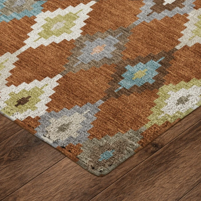 Dalyn Kenner Orange KN10 2ft.6in. x 3ft.10in. Rect. Rug